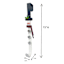 Snowman Wreath Hanger with Bell, 14.5"