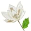 Polyester Poinsettia Stem, 25"