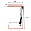 USB C & A Table, Pink