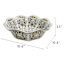 Brown Chinosiere Ceramic Bowl, 10.6"