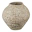 White Ceramic Vase, 9.5"