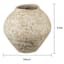 White Ceramic Vase, 9.5"