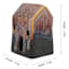 Brown House Figurine, 3x4