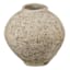 White Ceramic Vase, 6.5"