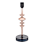 Black Brown Glass Candle Holder, 9.8"