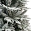 (B18) Snowy Dot Glittered Blue Spruce Christmas Tree, 7.5'