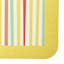 REAL SIMPLE Yellow Broken Stripe Quick-Dry Drying Mat