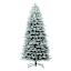 (C11) Pre-Lit Flocked Seattle Spurce Christmas Tree, 9'