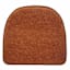 Gripper 2-Pack Bowler Rust Chair Cushions