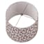 Pink Pleated Patterned Tapered Medium Lamp Shade, 14x16x12