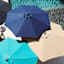 Tan Crank & Tilt Round Patio Umbrella, 7.5'