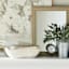 Whitewashed Organic Wooden Decorative Bowl, 21x11