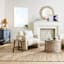 Honeybloom Sierra Accent Table, Rustic Natural