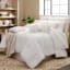 Found & Fable 3-Piece White Cotton Arabesque Jacquard Comforter Set, Full/Queen