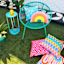 Oh Joy! Turquoise Round Disc Outdoor Chair