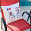 Sunny Club Patriotic USA Bicycle Outdoor Pillow, 16"
