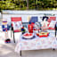 Sunny Club Patriotic USA Bicycle Outdoor Pillow, 16"