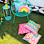 Oh Joy! Multi Tile Outdoor Throw Pillow, 16"