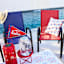 Sunny Club Pennant Home of The Brave Outdoor Pillow