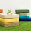 Neutral Tempo Grain Premium Outdoor Deep Seat Cushion