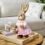 Homespun Easter Sisal Bunny with Basket, 20"