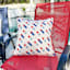 Sunny Club Bomb Pop Outdoor Pillow with Beads, 18"