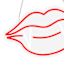 LED Lighted Neon Vampire Mouth Sign