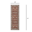 Rust Dove All Over Border Runner, 2x6