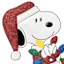 Snoopy with Christmas Lights Yard Stake, 18"
