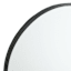 Crosby St. Black Oval Wall Mirror, 24x38
