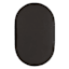 Crosby St. Black Oval Wall Mirror, 24x38