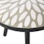 Found & Fable Mosaic Patio Side Table, White