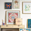 SCADpro Glass Framed Spring Wall Art, 17x21