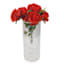 Clear Double Wall Glass Vase, 9.7"
