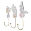 Set of 3 Circus Animal Wall Hooks, 4x7