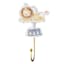 Set of 3 Circus Animal Wall Hooks, 4x7