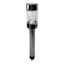 6-Lumen Gunmetal Round Steel Solar Pathway Light