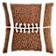 Homespun Harvest Textured Football Throw Pillow, 18"