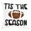 Homespun Harvest Tis The Season Football Thow Pillow, 18"