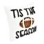 Homespun Harvest Tis The Season Football Thow Pillow, 18"