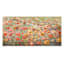 Orange Floral Canvas Wall Art, 40x20
