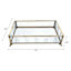 10In Gold Glass Tray