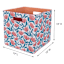 REAL SIMPLE Floral Modular Storage Cube, 13"