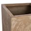Tall Travertine Cube Planter, Medium