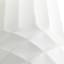Tall White Cylindrical Diamond Ribbed Shadow Outdoor Planter, Medium