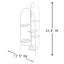 Providence Metal Folding Tiered Plant Stand, 44"