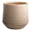 Tan Rattan Tub Outdoor Planter, Medium