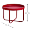 Sunny Club Red Metal Planter Stand, 9"