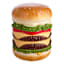 Hamburger Outdoor Garden Statue, 18"