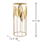 Found & Fable Metal Leaf Plant Stand, Medium